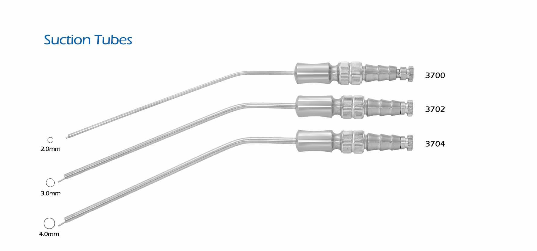 Surgical suction tubes